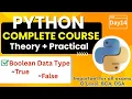 What is Boolean Data Type Bool Data Type in Python Python Complete Course for Beginners - Day14