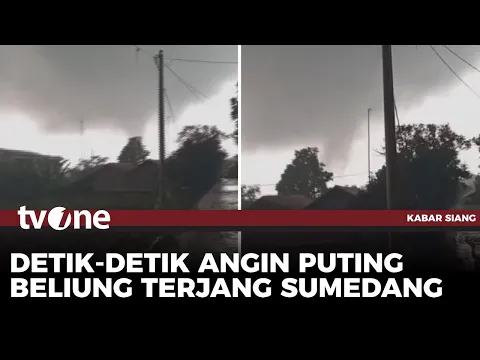 Angin Puting Beliung Terjang Dua Dusun di Sumedang dan Merusak Sejumlah Rumah