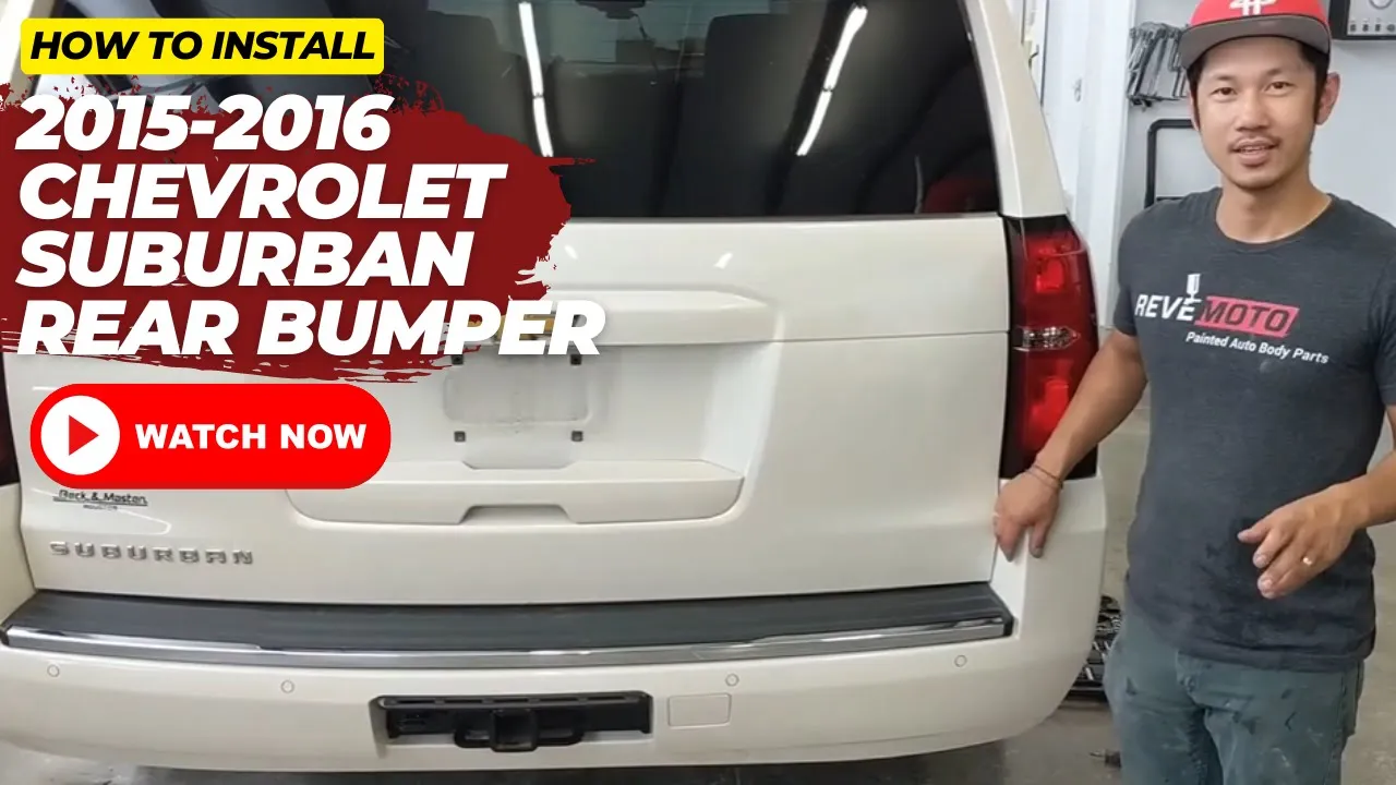 2015-2016 Chevrolet Suburban : Rear Bumper Painted