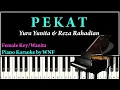 Download Lagu PEKAT Piano Cover Karaoke Female Lower Key