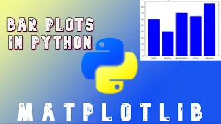 How to draw Bar Plots in python Bar charts Python Matplotlib