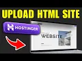 How To Upload Html Website On Hostinger 2026