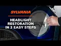 How to Use the SYLVANIA Headlight Restoration Kit Step-by-Step Guide