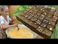 Dodol Recipe | Kalu Dodol Recipe | Traditional Village Kalu Dodol Recipe by Grandma Menu