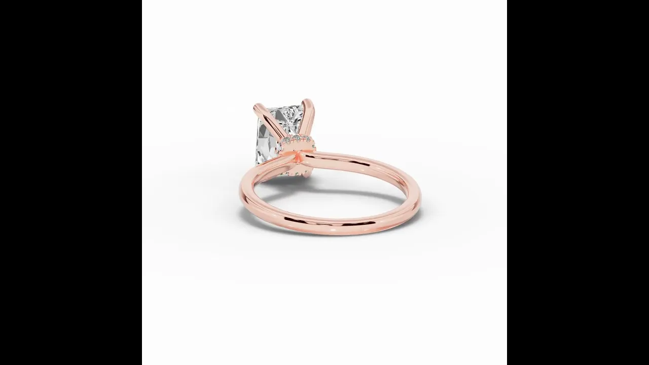 Radiant Tiara Glow Solitaire