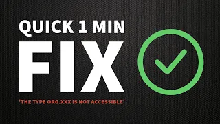 How To Resolve Selenium Java Error type org xxx is not accessible Easy Fix