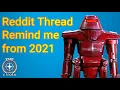 4 9 Reddit thread remind me from 2021