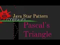 Print Right pascal s triangle star pattern program in java l