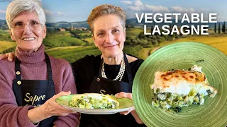 Discover Tuscan Lasagne with Leek & Kale | Pasta Grannies