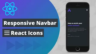React Navbar Tutorial Landing Page - Beginner React Project Using React Icons