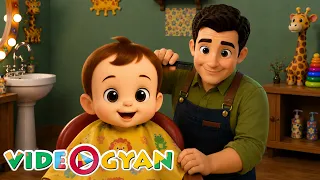 Baby Ronnie's First Haircut | Nursery Rhymes for Kids | 3D Baby Songs by Videogyan