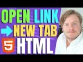 How to Use HTML to Open a Link in a New Tab