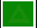Drawing triangle using python code