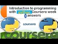 coursera programming with python week 1 quiz answers All ABOUT ECE