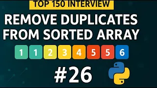 Remove Duplicates from Sorted Array - LeetCode 26