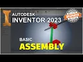 Inventor 2023 Assembly Parts Tutorial For Beginner