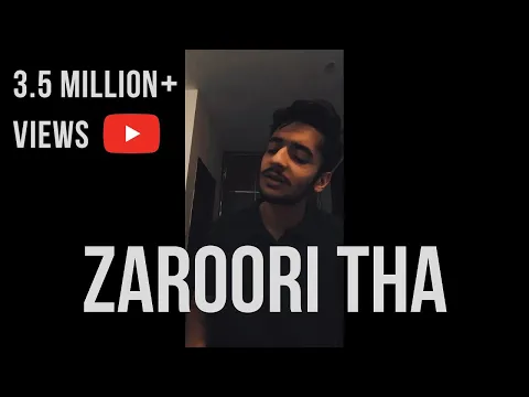 Download MP3 Zaroori tha | Fahad Azeem - Cover