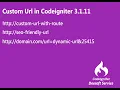 Custom url in code-ingiter - seo friendly url with routes