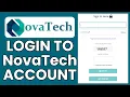 NovaTech Account Sign In How to Login to Your NovaTech Account