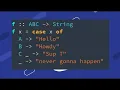 Learn Haskell Pattern Matching in One MInute Case Function Heads Guards