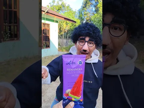 bagi bagi eskrim buah semangka bang kribo sisain bungkus biar sehat umi bikin dari buah semangka