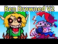 Friday Night Funkin': VS Ben Drowned V2.0 HORROR FULL WEEK (The Mic Of Time) [FNF Mod/HARD]