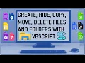 Complete course of basic File Handling using VBScript in a single Create edit an excel file