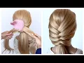 TRY this FAKE A FISHTAIL BRAID PONYTAIL HACK