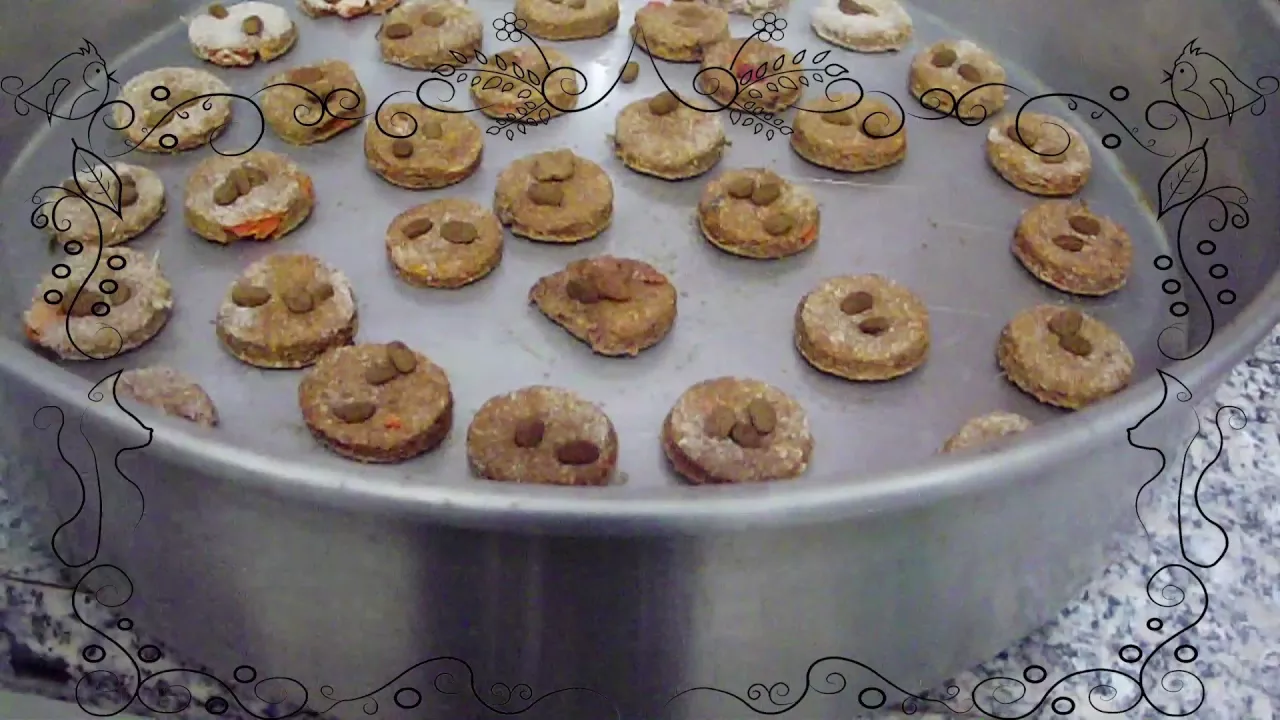 RECEITA DE COOKIE/BOLACHA/BISCOITO/PAPINHA PARA CÃES E GATOS
