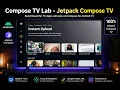 Compose TV Lab - Android TV App using Jetpack Compose Hilt Room Ktor Jetpack Compose for TV