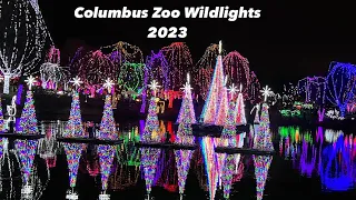 columbus zoo wildlights 2023 zoo walkthrough christmas lights