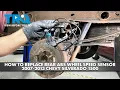 How to Replace Rear ABS Wheel Speed Sensor 2007-2013 Chevrolet Silverado 1500