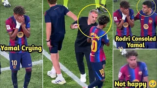 Yamal Was Crying And Heartbroken After The Final Whistle Against Athletic - Rodri, Flick Console Him