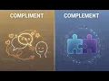 Compliment vs Complement Learn in 3 Mins