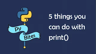 5 lesser known features of the Python print function