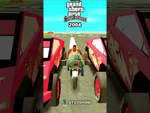 🚘🏍️🚘 Que Pasa si Subimos a una Moto Aparcada entre Dos Coches en Todos los GTA? 🚘🏍️🚘