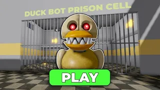 DUCK BOT PRISON RUN! OBBY roblox Gameplay Walkthrough 4K