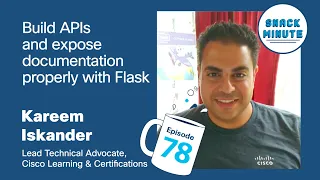 Build APIs and expose documentation properly with Flask Flask-RESTX demo Snack Minute Episode 78
