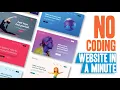 How to build a website without coding Create a website in minutes in 2023