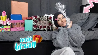 فتحت معكم هدايا عيد ميلادي مؤثر 