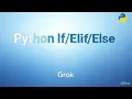 if else elif Python