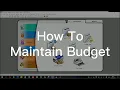 How To Maintain Budget SQL Accounting