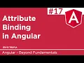 17 Attribute Binding in Angular