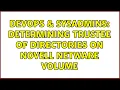 DevOps SysAdmins determining trustee of directories on novell netware volume 2 Solutions