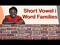 Short Vowel i Word Families with beginning consonant beginning digraph