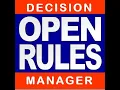 OpenRules Decision Manager - Introduction 3 mins