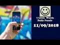 7 Little Words Daily Puzzle September 11 2018