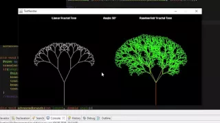 JAVA - Fractal Tree Generation