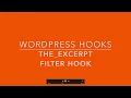 WordPress Filter Hook the excerpt Part-36 Example
