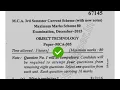 2015 Mdu MCA 3rd Sem Object Technology Question Paper